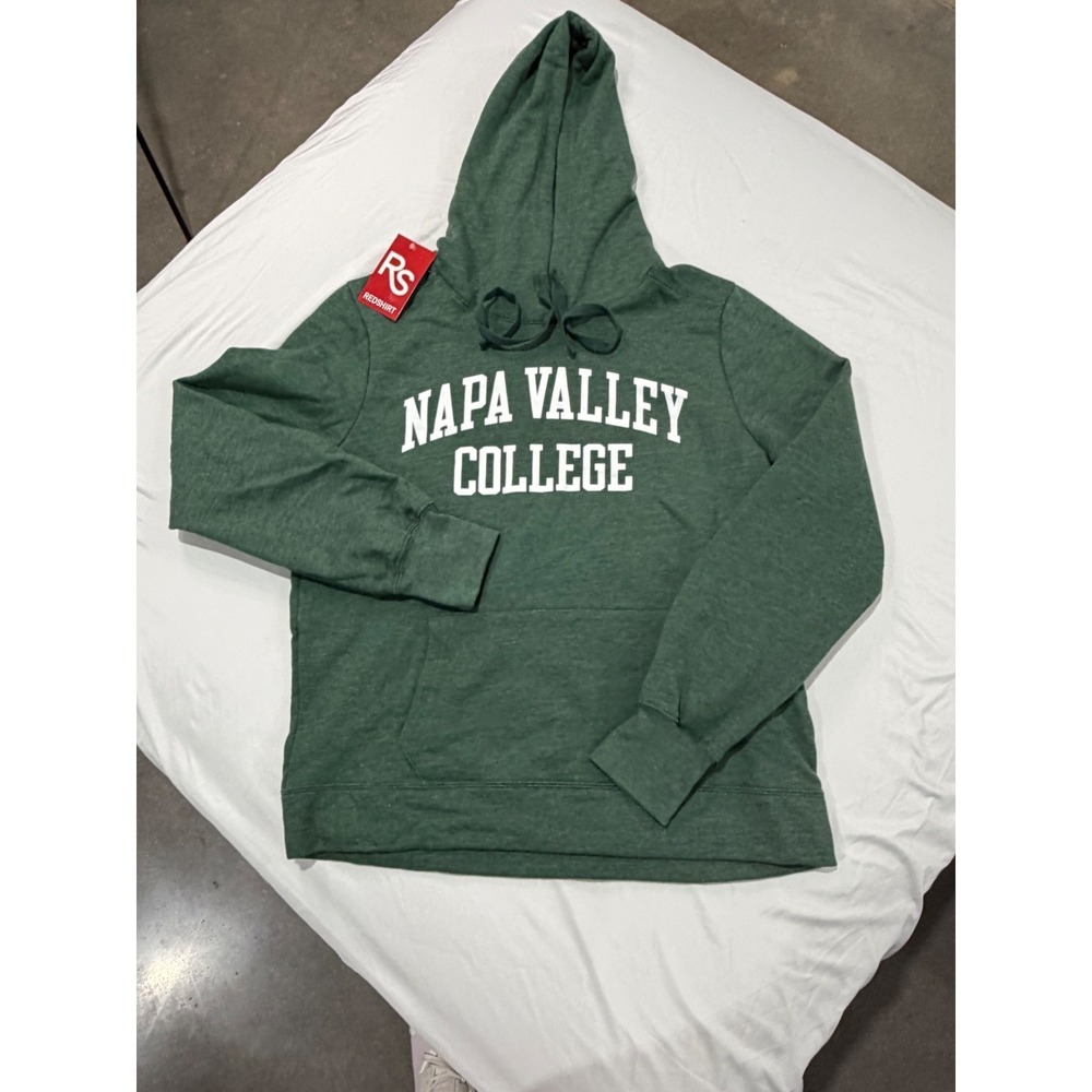 Napa Valley College Pullover Mens Large Hunter Green NWT